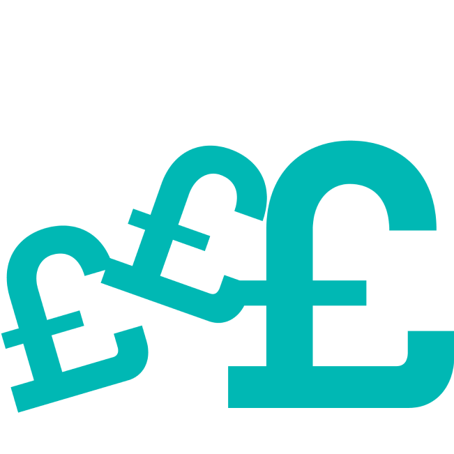 HM3 Legal fixed fee service green pound signs